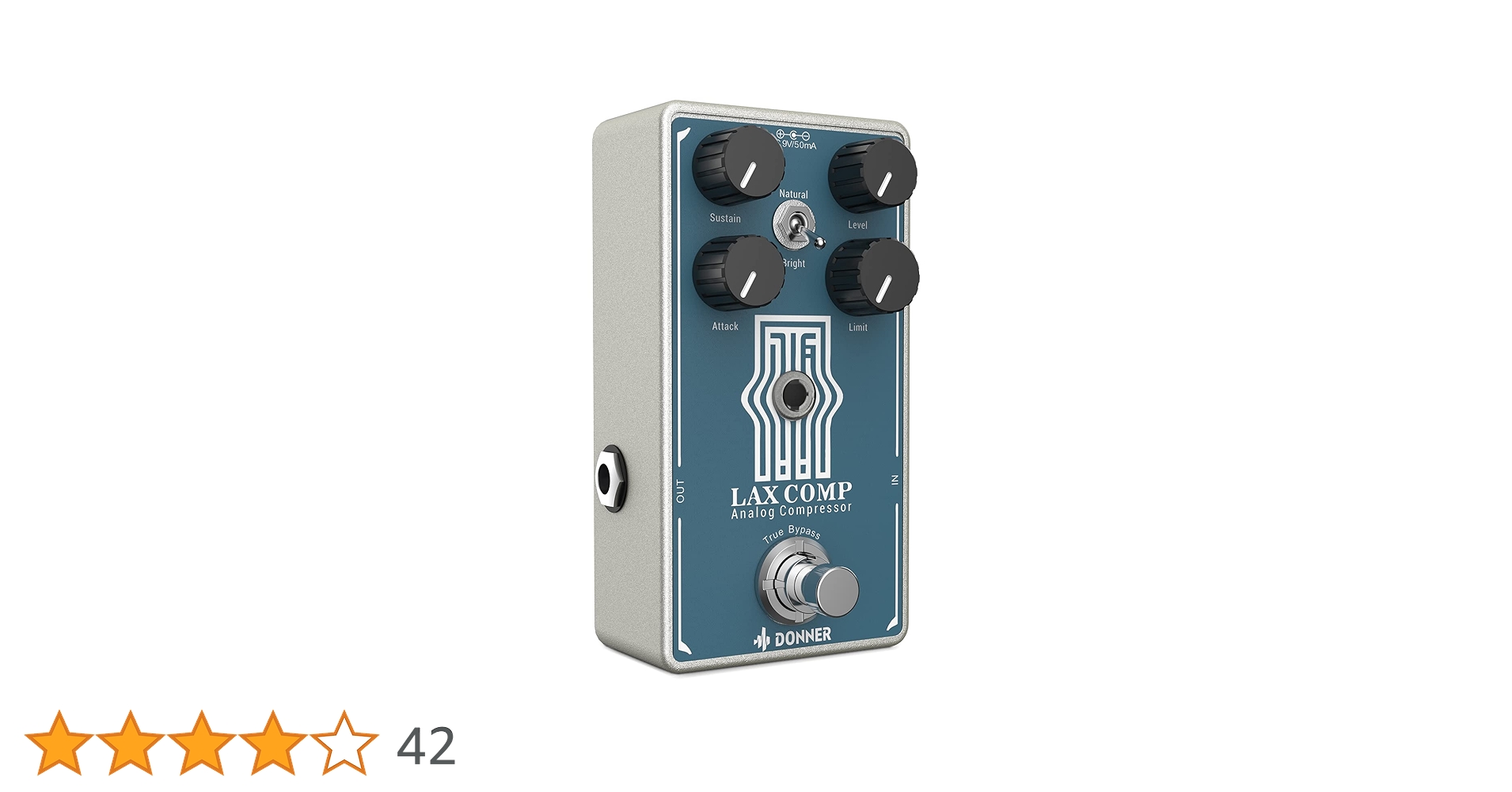 Amazon | Donner コンプレッサー エフェクター 過大な入力信号を